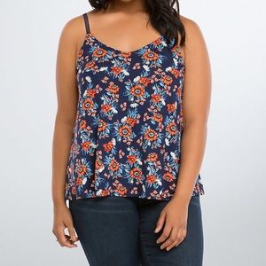 Torrid floral tank 4x